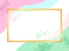 Pastel Background Frame Illustration png