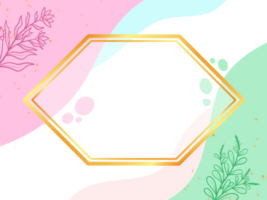 Pastell- Hintergrund Rahmen Illustration png