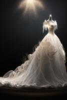 super gorgeous beautiful wedding dress. . photo