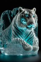 Gorgeous China Ice Tiger. . photo