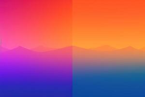 Two Tone Gradient Background Design Illustration with photo