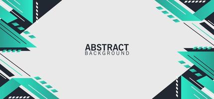 banner abstract modern technology green gradient geometric shapes design background wallpaper vector