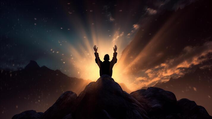 Praise And Worship Background Stock Photos, Images and Backgrounds for