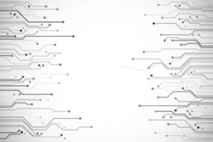 Circuit board structure. Science and technology design. Hardware communication concept. Vector illustration
