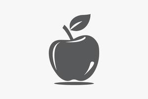 manzana logo modelo para Fresco naturaleza Fruta vector