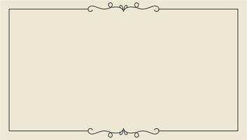 hand drawn outline background and frame vector
