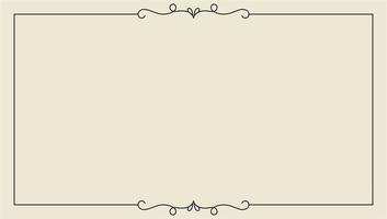 hand drawn outline background and frame vector