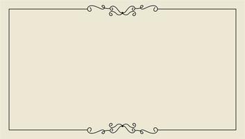 hand drawn outline background and frame vector