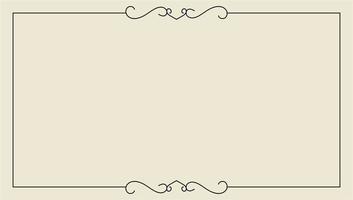 hand drawn outline background and frame vector