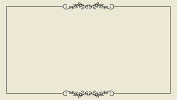 hand drawn outline background and frame vector