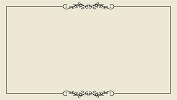 hand drawn outline background and frame vector