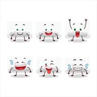 Cartoon character of air conditioner with smile expression vector