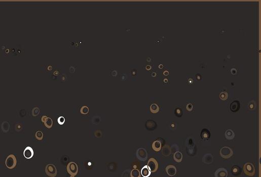 textura de vector negro claro con discos.