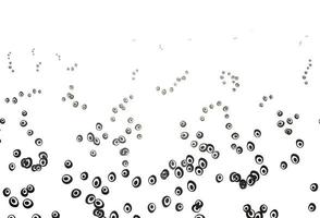 Light Black vector layout with circle shapes.