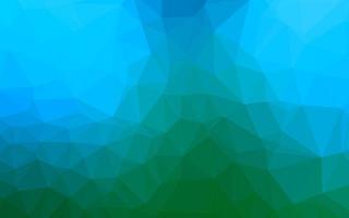 plantilla poligonal de vector azul claro, verde.