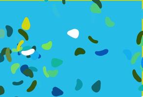 Light Blue, Yellow vector texture with random forms.
