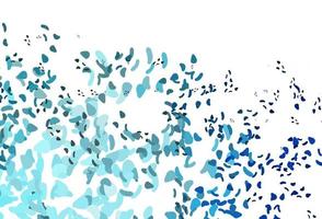 Light BLUE vector texture with random forms.