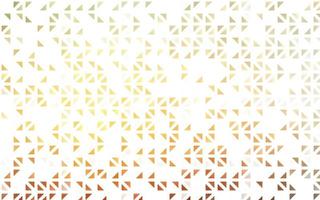 Light Yellow, Orange vector backdrop with lines, triangles.