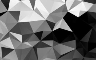 plata oscura, textura de mosaico de triángulo de vector gris.