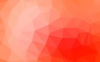 Light Red vector triangle mosaic template.