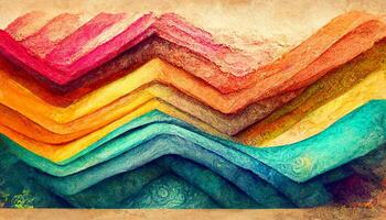 Surprising Bright colorful watercolor paint background texture. photo
