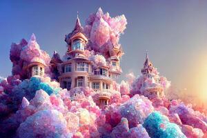 White Diamond crystal mansion. photo