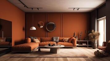 Background of a minimalist modern Japanese interior. photo