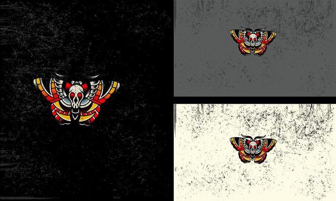 red butterfly vector illustration mascot design