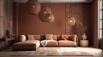Background of a minimalist modern Japanese interior. photo