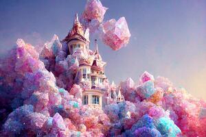 White Diamond crystal mansion. photo