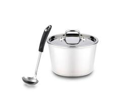 ladle with a pan photo