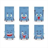 Cartoon character of locker with smile expression vector