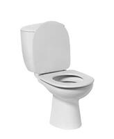 toilet bowl isolated on white photo