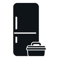 Home refrigerator repair icon simple vector. Service work vector