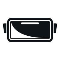 Futuristic vr glasses icon simple vector. Virtual reality vector