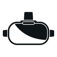 Computer vr headset icon simple vector. Video digital vector