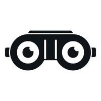 Tech headset icon simple vector. Vr reality vector