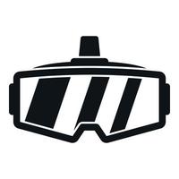 Virtual reality icon simple vector. Vr headset vector