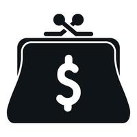 Money wallet icon simple vector. Bank economy vector
