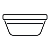 Soy sauce pot icon outline vector. Asian sushi vector
