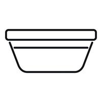 Soy sauce pot icon outline vector. Asian sushi vector