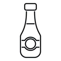 Kitchen soy sauce icon outline vector. Japanese food vector