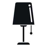 Night lamp icon simple vector. Insomnia problem vector