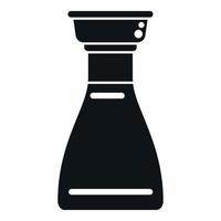 Soy sauce menu icon simple vector. Food fish vector