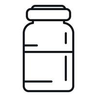 Injection bottle icon outline vector. Immune system vector