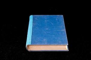 Isolated blue book photo