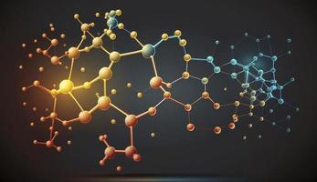 Vector molecule background, genetic and chemical compounds, Molecule, Connection, Backgrounds, Computer Network, Science, Generate Ai photo