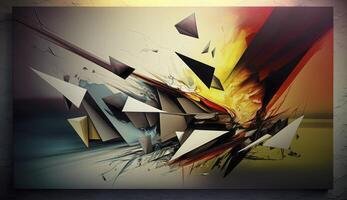 Abstract modern artwork as background. . photo