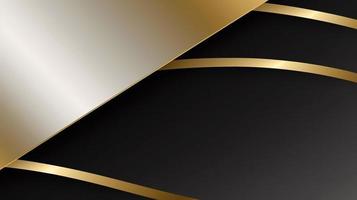 Abstract black and golden background. Luxury design photo