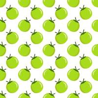 Seamless vector coconuts pattern on blue background.